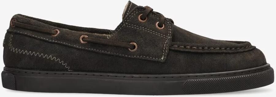 Fred de la Bretoniere DONNA MOCA Sneaker Suede Dark Brown