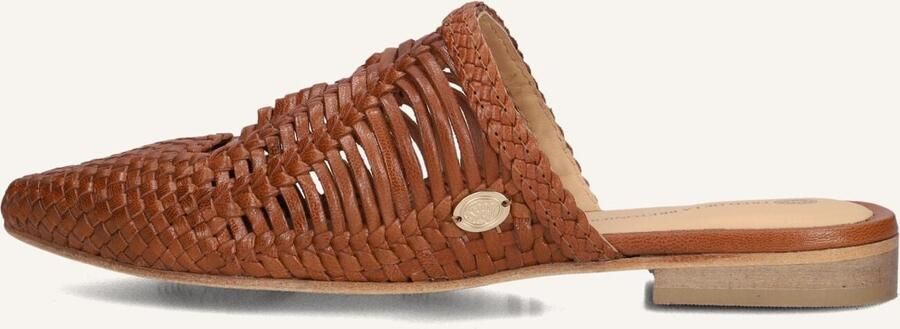 FRED DE LA BRETONIERE Slippers Dames Ellis Mule Maat: 42 Materiaal: Leer Kleur: Bruin - Foto 6