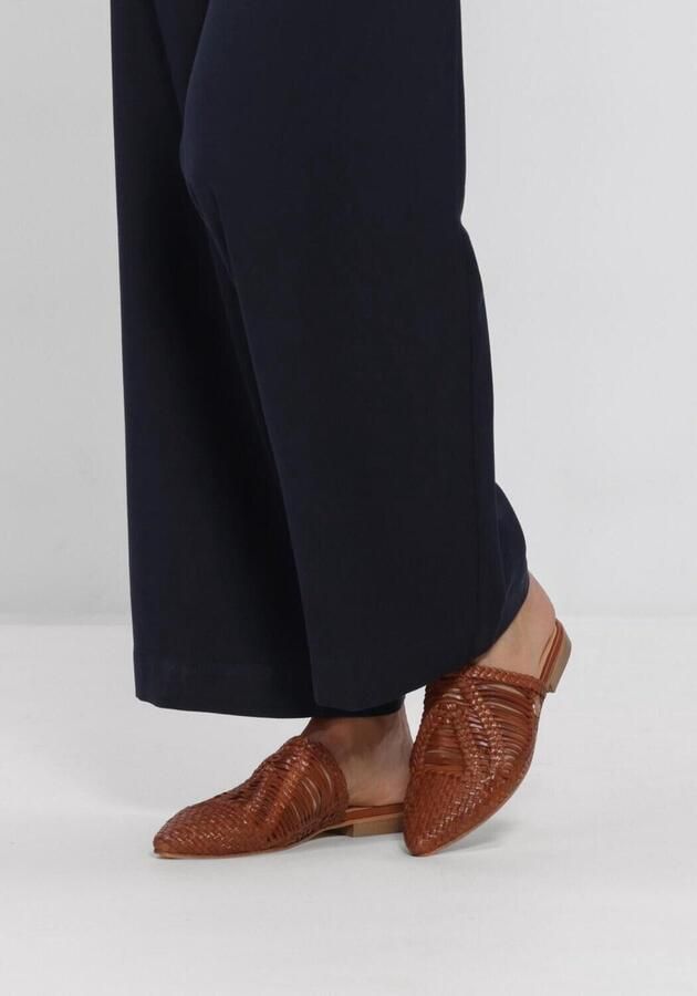 FRED DE LA BRETONIERE Slippers Dames Ellis Mule Maat: 42 Materiaal: Leer Kleur: Bruin - Foto 6