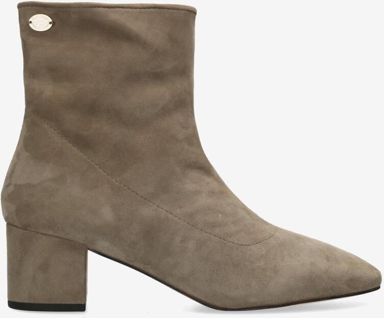 Fred de la Bretoniere Enkellaarzen Galoppe Sleek Taupe Dames Laarzen