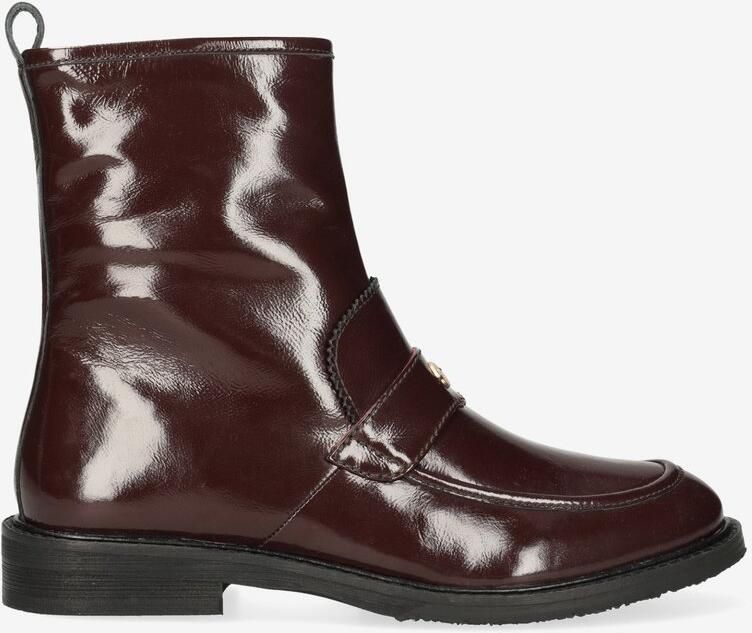 Fred de la Bretoniere Enkellaarzen Paris Feliz Bordeaux Red Dames Laarzen