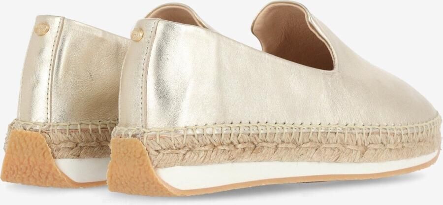 FRED DE LA BRETONIERE Espadrilles Dames 152010243 Leer Goud - Foto 7