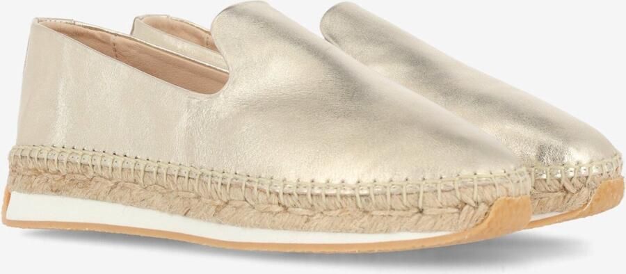 FRED DE LA BRETONIERE Espadrilles Dames 152010243 Leer Goud - Foto 9