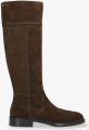 Fred de la Bretoniere EVIO CAMO Hight Boot Suede Dark Brown - Donkerbruin