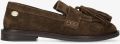 Fred de la Bretoniere FAIRY ELISE Loafer Suede Dark Brown - Donkerbruin