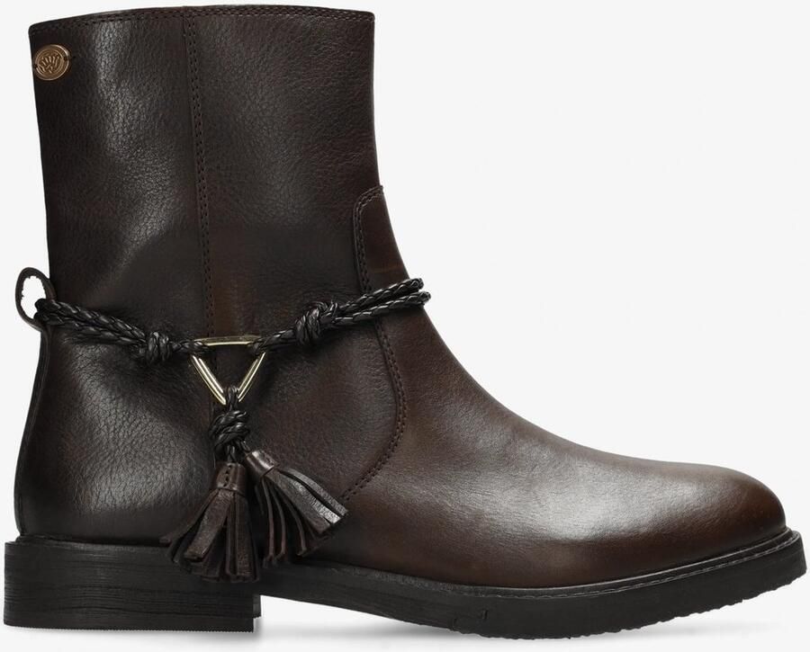 Fred de la bretoniere FROSH VETA Ankle boot Leather Dark Brown