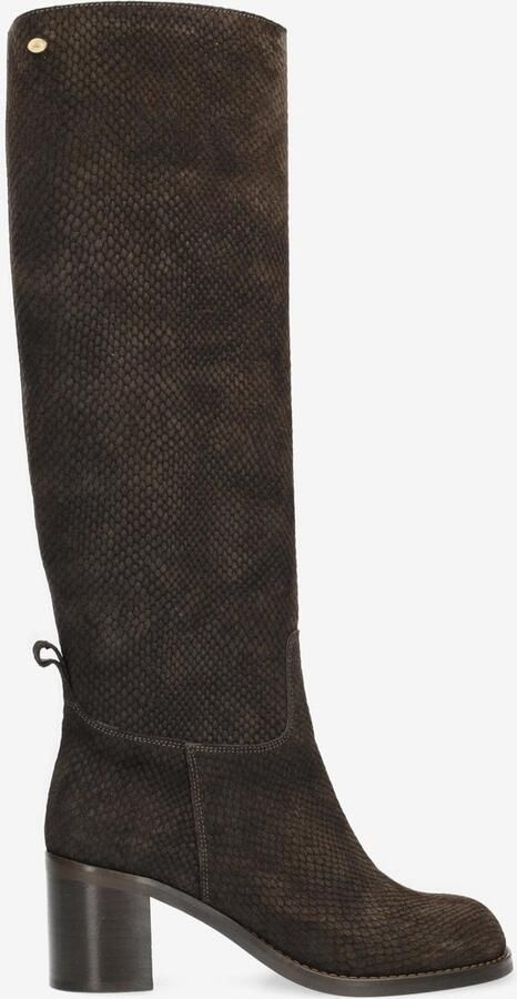 FRED DE LA BRETONIERE Hoge Laarzen Dames Finy Hey Maat: 40 Materiaal: Suède Kleur: Bruin - Foto 6