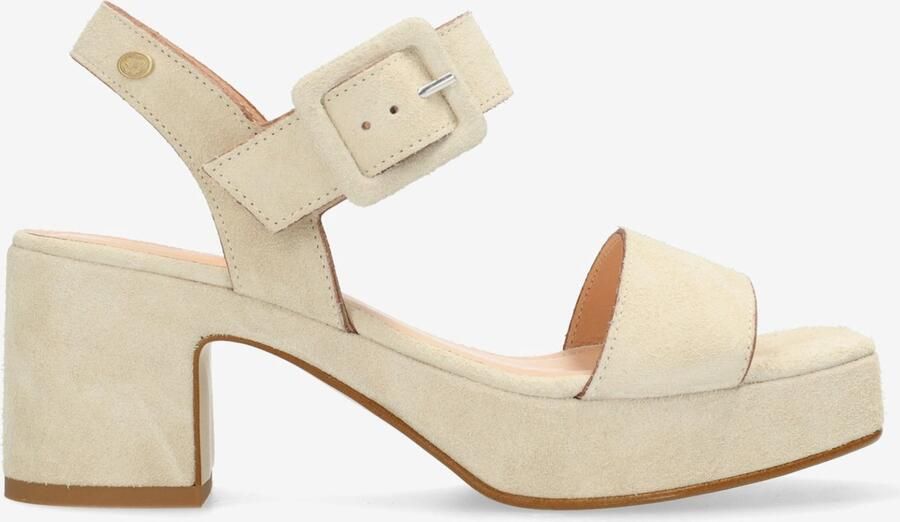 FRED DE LA BRETONIERE Sandalen Dames 163010182 Maat: 37 Materiaal: Suède Kleur: Beige - Foto 8