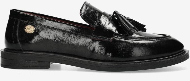 Fred de la Bretoniere Loafer Fairy Moccy Patent Black