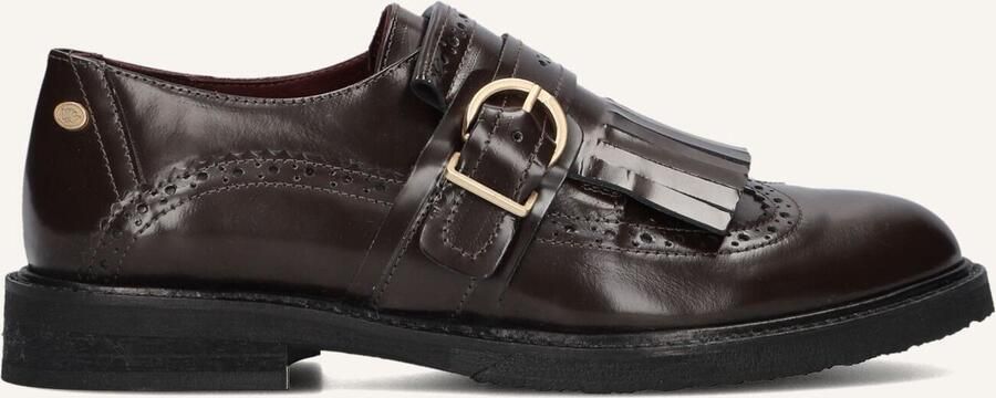 FRED DE LA BRETONIERE Loafers Dames Paris Groove Lakleer Bruin