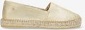 Fred de la Bretoniere Mili Ana Espadrille Metallic Suède Champagne - Beige