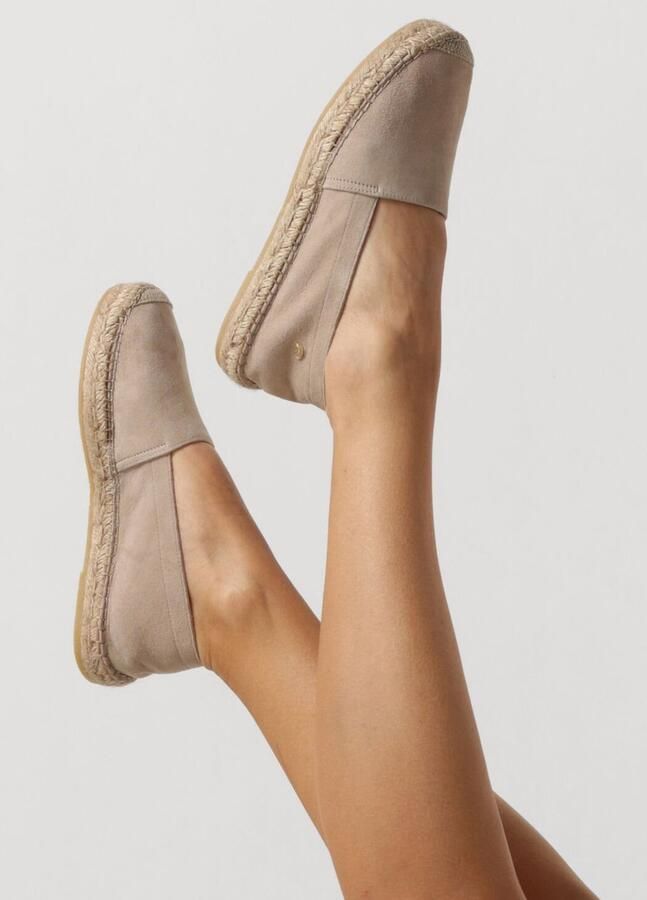 FRED DE LA BRETONIERE Espadrilles Dames Mili Ana Suède Taupe - Foto 2