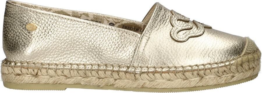 FRED DE LA BRETONIERE Espadrilles Dames Mili Lily Maat: 38 Materiaal: Leer Kleur: Goud - Foto 2