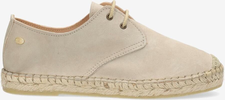 Fred de la Bretoniere Mili Luna Espadrille Suède Taupe