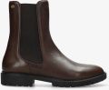 Fred de la Bretoniere Mosi Chelseaboot Leer Bruin - Bruin