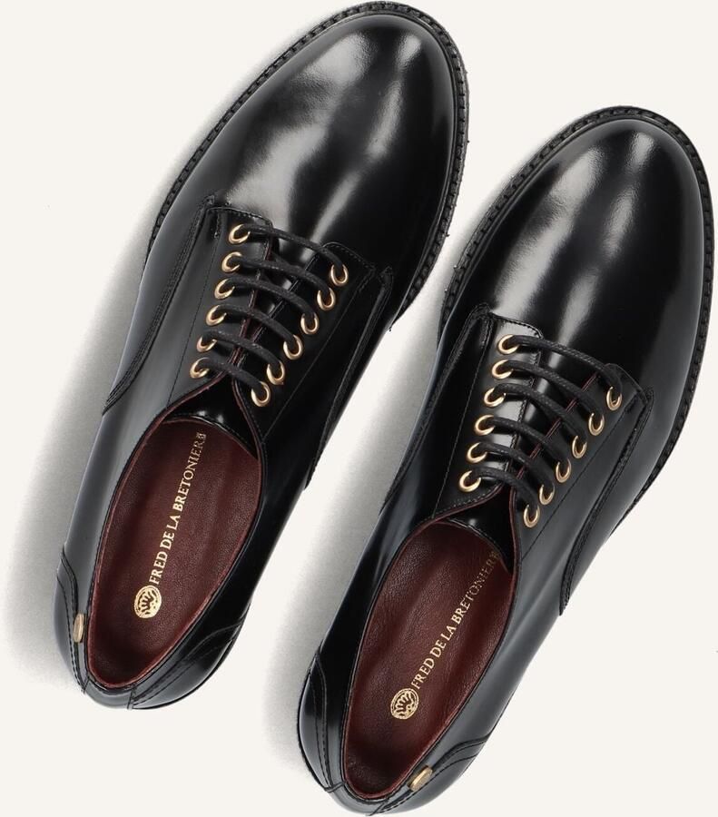 FRED DE LA BRETONIERE Veterschoenen Dames Paris Edor Lace-up Maat: 36 Materiaal: Leer Kleur: Zwart - Foto 5