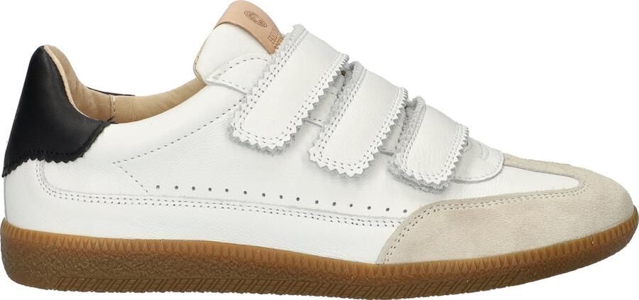 FRED DE LA BRETONIERE Lage Sneakers Dames Pearl Valencia Leather Leer Wit