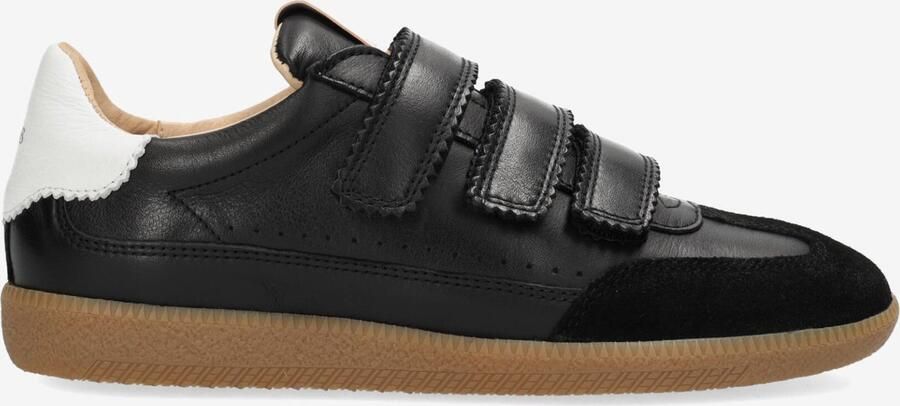 Fred de la Bretoniere Pearl Valencia Sneaker Leer Zwart wit