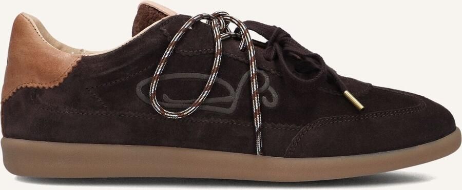 FRED DE LA BRETONIERE Lage Sneakers Dames Pepper Sign Maat: 37 Materiaal: Suède Kleur: Bruin
