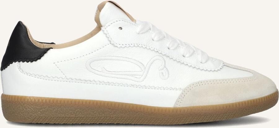 FRED DE LA BRETONIERE Lage Sneakers Dames Pearl Sign Maat: 40 Materiaal: Suède Kleur: Wit - Foto 2