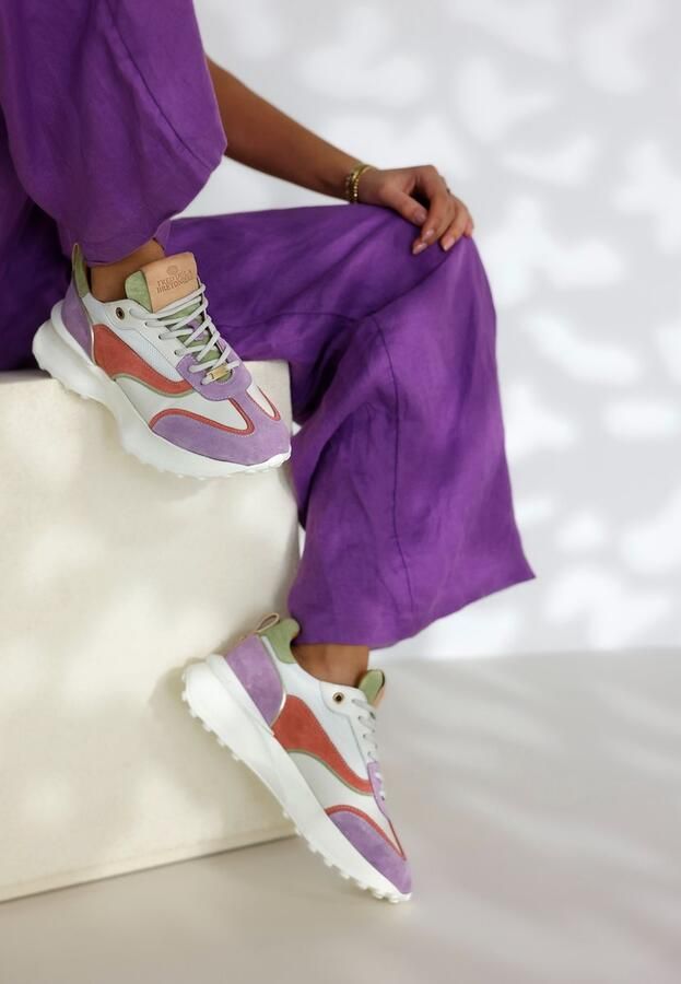 FRED DE LA BRETONIERE Lage Sneakers Dames 101010474 Suède - Foto 9