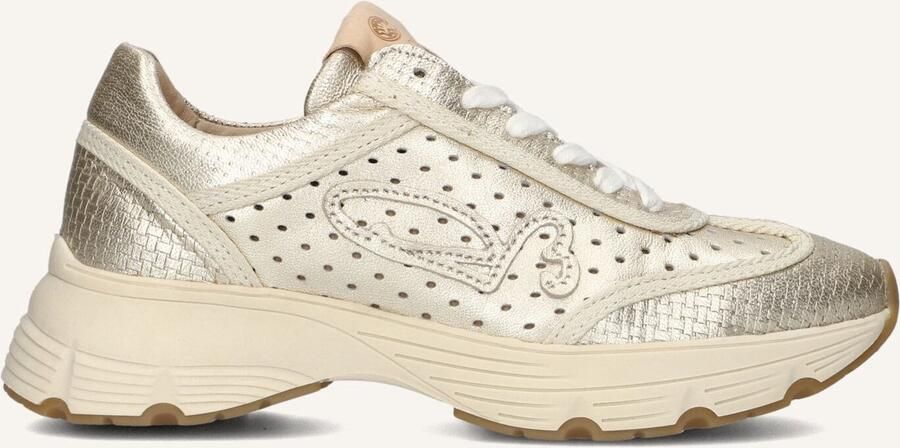 FRED DE LA BRETONIERE Lage Sneakers Dames Mariola Raffi Maat: 37 Materiaal: Leer Kleur: Goud