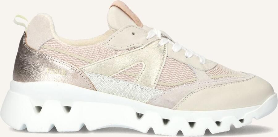 FRED DE LA BRETONIERE Lage Sneakers Dames Nona Eef Maat: 39 Materiaal: Leer Kleur: Beige