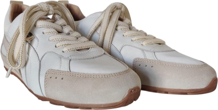 Fred de la Bretoniere Uta More Sneaker Leer Nylon Wit