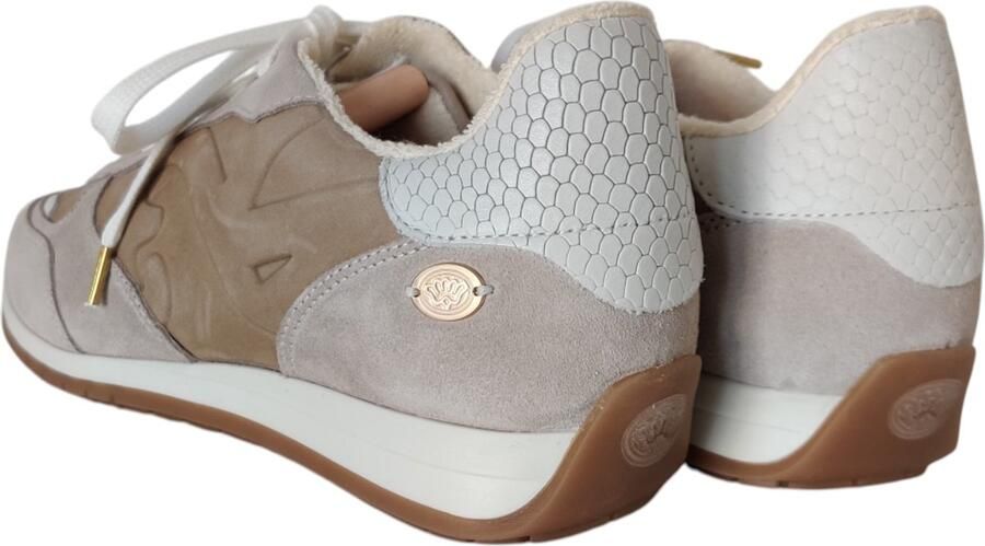 Fred de la Bretoniere Vlora Sign Sneakers Dames Beige