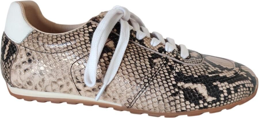 Fred de la Bretoniere Uta Base Sneaker Snake Beige
