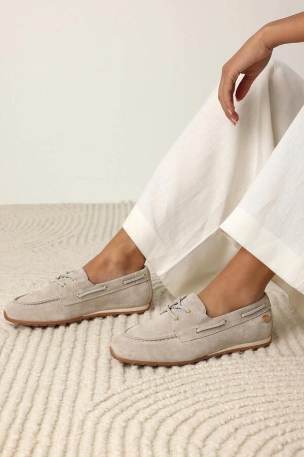 FRED DE LA BRETONIERE Mocassins Dames Uta Mocca Maat: 39 Materiaal: Suède Kleur: Beige - Foto 6