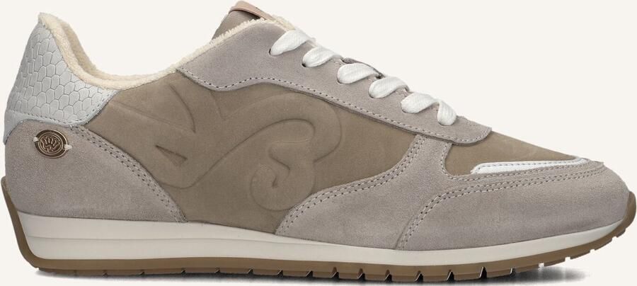 FRED DE LA BRETONIERE Lage Sneakers Dames Vlora Sign Maat: 38 Materiaal: Suède Kleur: Beige - Foto 3