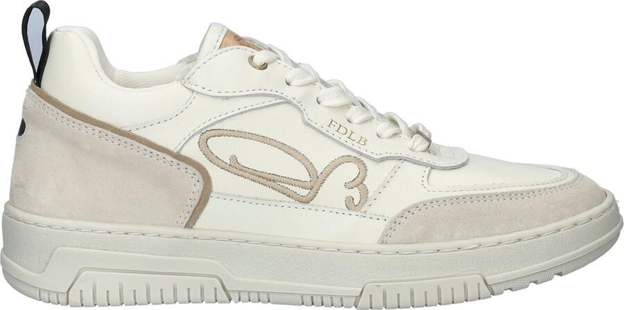 Fred de la Bretoniere Yara Leo Sneaker Leer Gebroken Wit - Foto 3