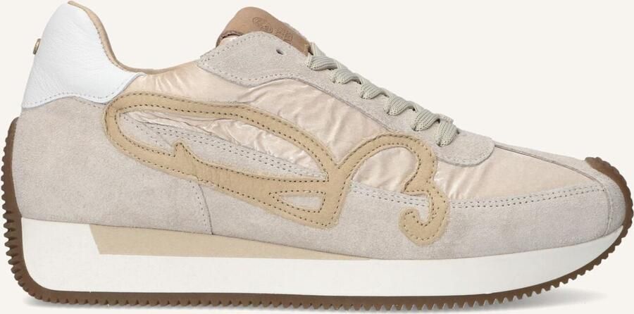 Fred de la Bretoniere Yentl Sign Sneakers Dames Beige - Foto 2