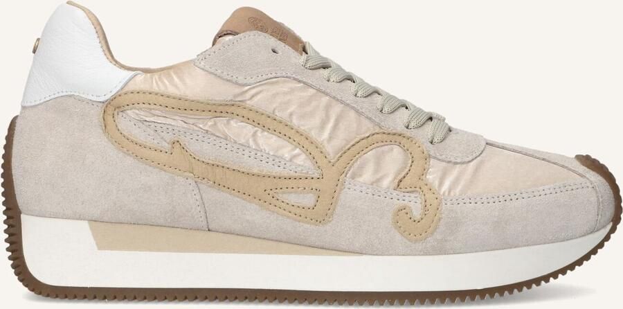 FRED DE LA BRETONIERE Lage Sneakers Dames Yentl Sign Maat: 40 Materiaal: Textiel Kleur: Beige - Foto 3