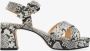 Fred de la Bretoniere Heeled Sandalen Ekam Plateau Black White - Thumbnail 2