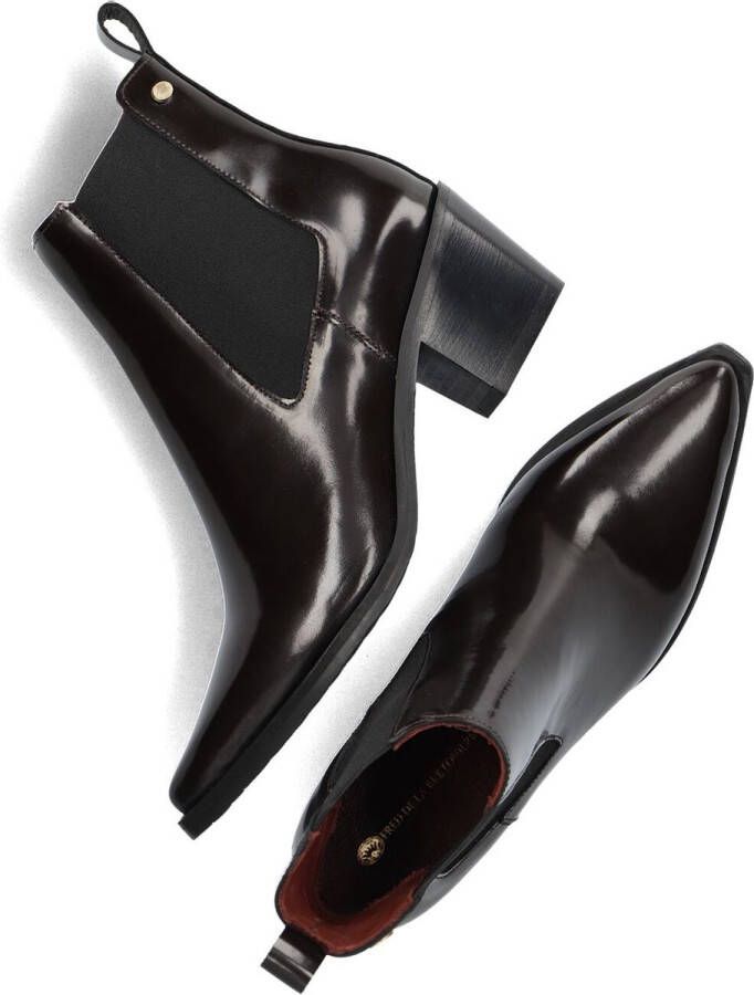 FRED DE LA BRETONIERE Chelsea Boots Dames Jolie Chelsea Maat: 37 Materiaal: Leer Kleur: Bruin - Foto 2