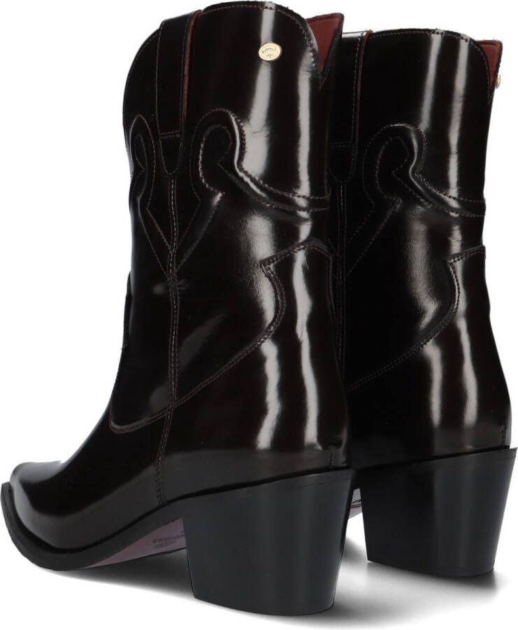 FRED DE LA BRETONIERE Cowboylaarzen Dames Jolie Western Maat: 39 Materiaal: Lakleer Kleur: Bruin - Foto 4
