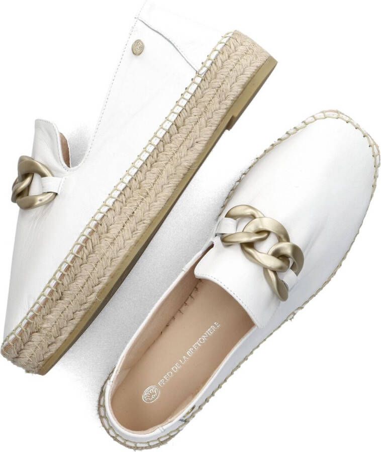 FRED DE LA BRETONIERE Espadrilles Dames June Li Maat: 41 Materiaal: Leer Kleur: Wit - Foto 2