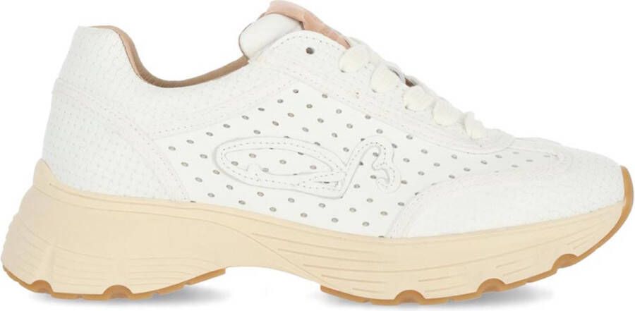 FRED DE LA BRETONIERE Lage Sneakers Dames Mariola Raffi Maat: 38 Materiaal: Leer Kleur: Wit