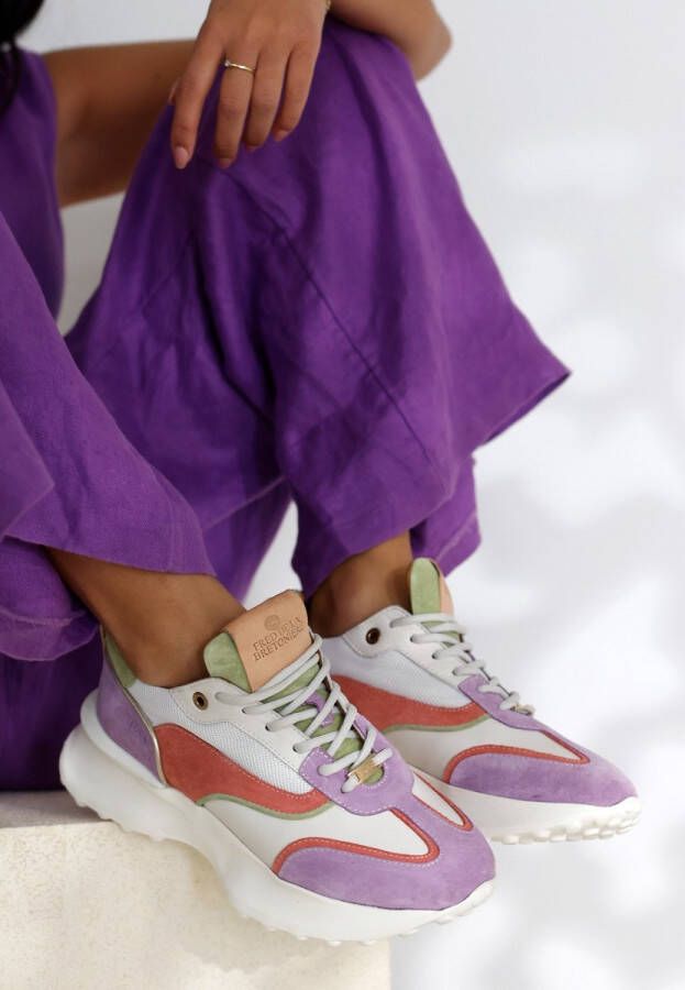FRED DE LA BRETONIERE Lage Sneakers Dames 101010474 Maat: 37 Materiaal: Suède - Foto 6