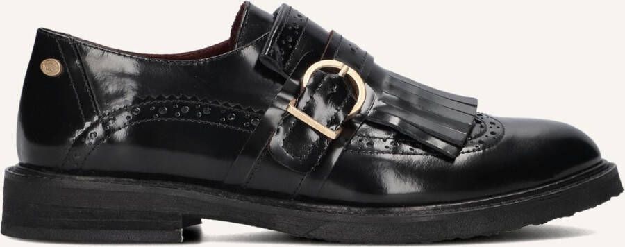 Fred de la Bretoniere Paris Groove Loafers Dames Instappers Zwart
