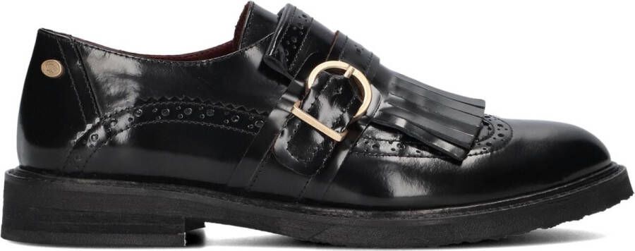 Fred de la Bretoniere Paris Groove Loafers Dames Instappers Zwart
