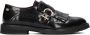Fred de la Bretoniere Paris Groove Loafers Dames Instappers Zwart - Thumbnail 2