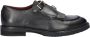 Fred de la Bretoniere Paris Jay Loafers Dames Instappers Zwart - Thumbnail 1