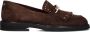 FRED DE LA BRETONIERE Loafers Dames Paris Leya Maat: 36 Materiaal: Suède Kleur: Bruin - Thumbnail 2
