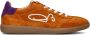 FRED DE LA BRETONIERE Lage Sneakers Dames Pearl Sign Maat: 38 Materiaal: Suède Kleur: Oranje - Thumbnail 1