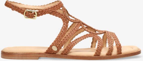 Fred de la Bretoniere Sandalen Ero Greek Cognac