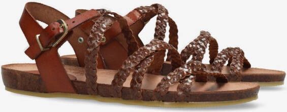 Fred de la Bretoniere Sandalen Naira Cognac