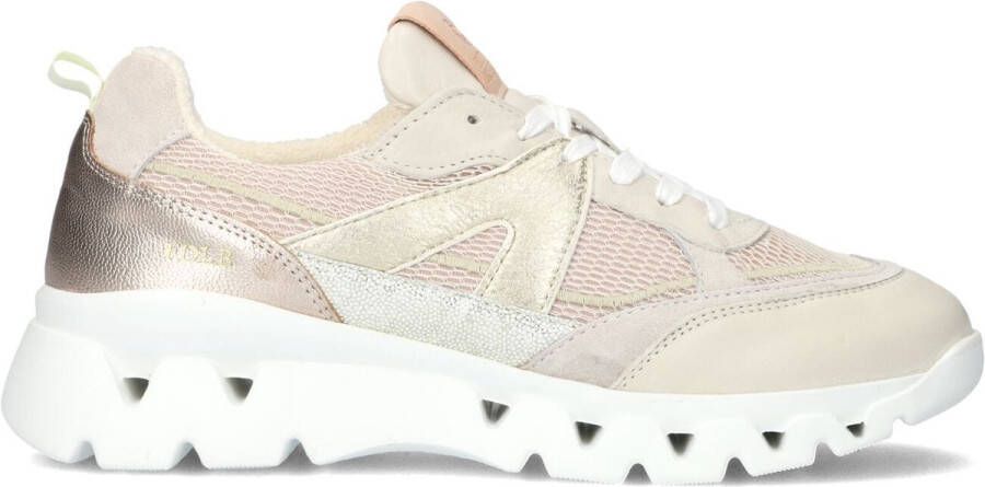 FRED DE LA BRETONIERE Lage Sneakers Dames Nona Eef Maat: 39 Materiaal: Leer Kleur: Beige
